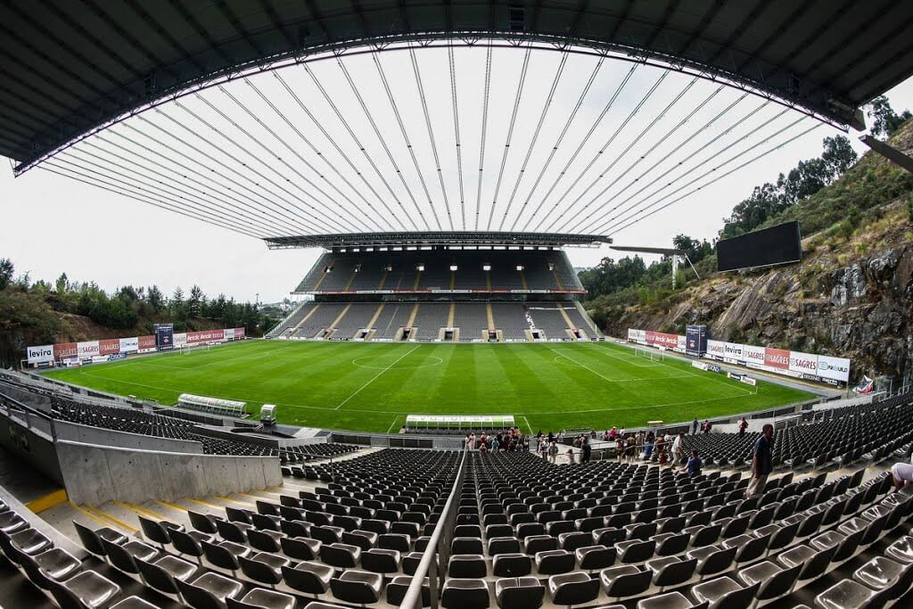 SC Braga vs CS Maritimo at Estadio Municipal de Braga on ...